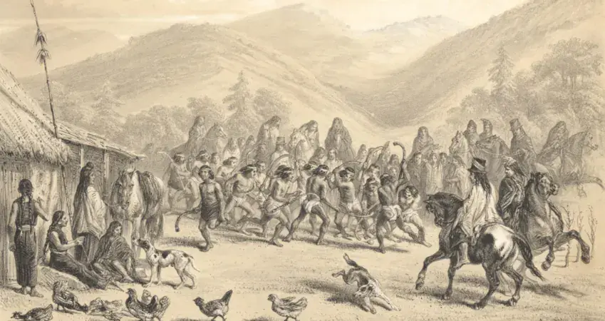 Representación del palin mapuche en un contexto histórico